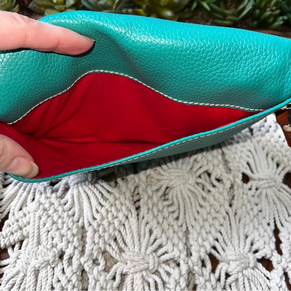 Dooney & Bourke | Pebbled Grain Fold Over Zip Crossbody - Picture 7 of 10